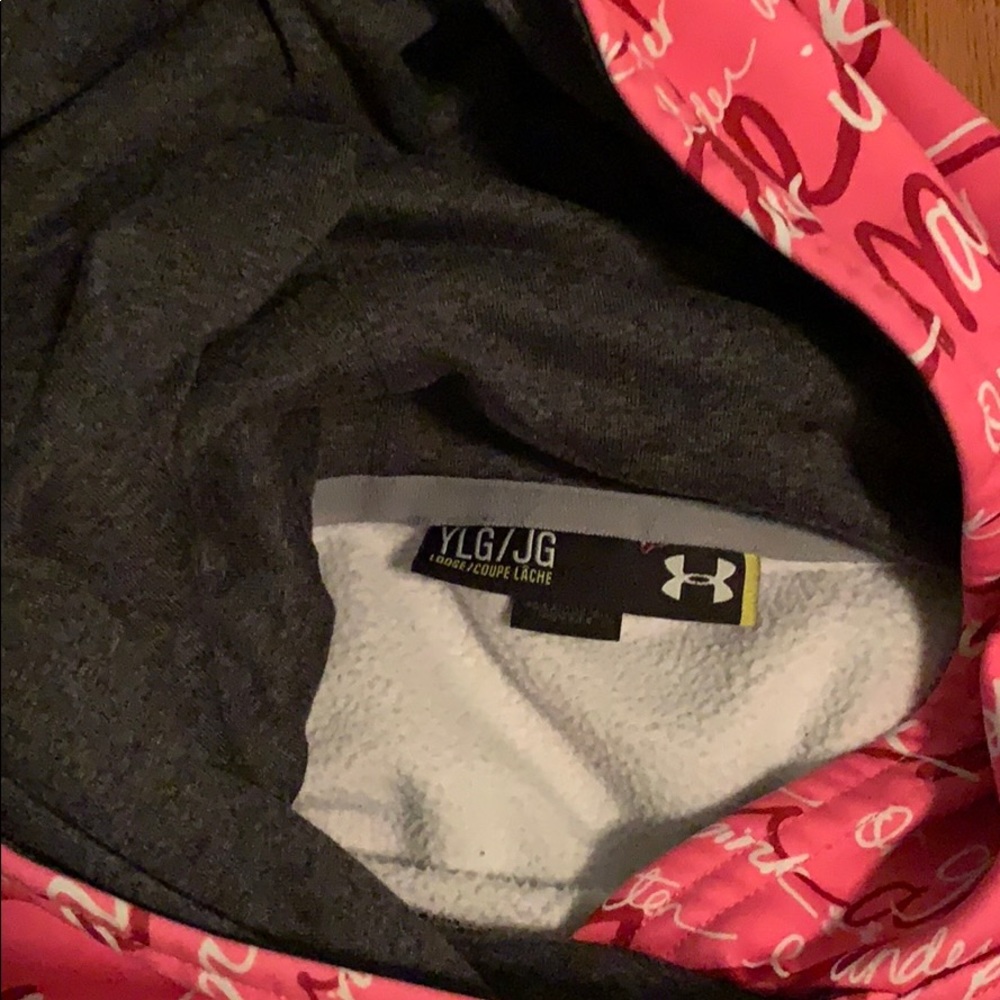 Pink Under Armor Design Hoodie - Picture 3 of 3